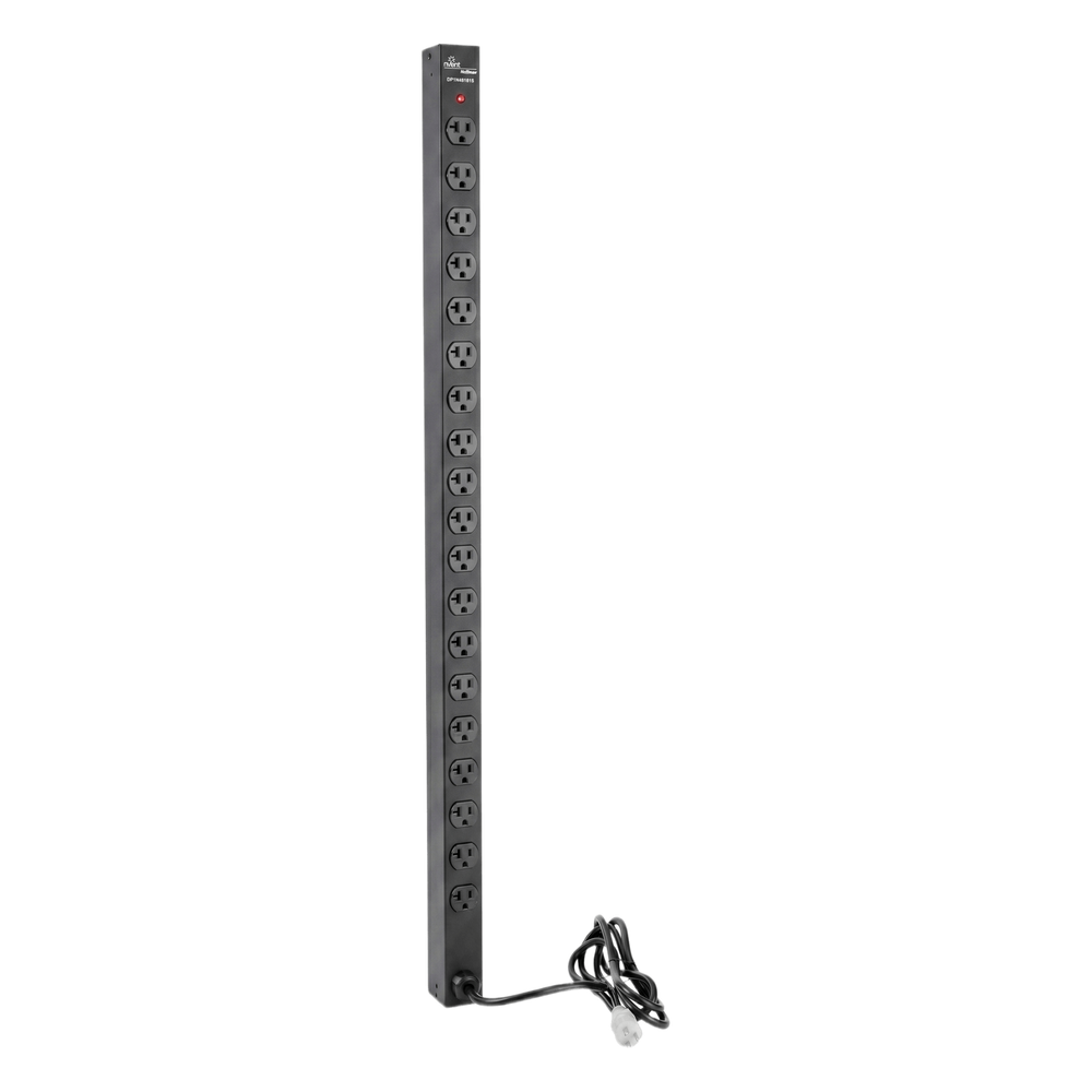 PDU Vertical para Rack con 18 Tomas NEMA 5-15R, 15A, 1.22 m (48 in) de Altura, Acero Color Negro - Imagen 2