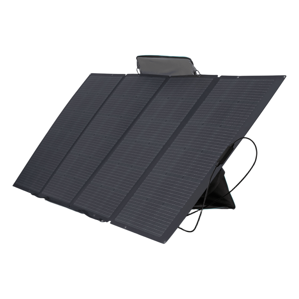 Módulo Solar Portátil y Flexible de 400W Recomendado para Estaciones Portátiles EcoFlow / Ajuste de Ángulo / Carga Eficiente / Conector XT60 - Imagen 2