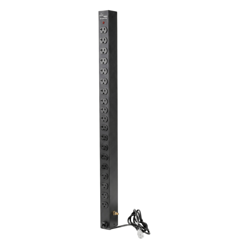 PDU Vertical para Rack con 18 Tomas NEMA 5-15R, 15A, 1.22 m (48 in) de Altura, Acero Color Negro - Imagen 3