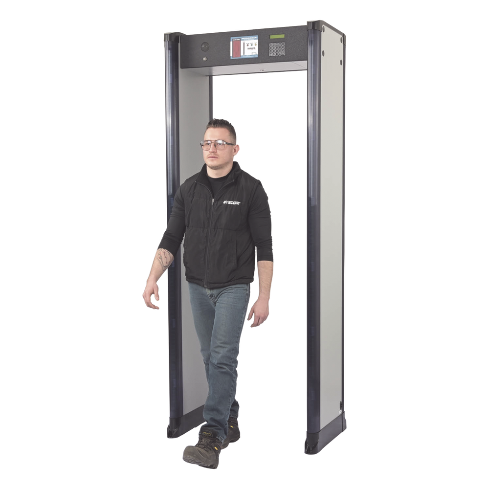 Arco Detector de Metales de 6 Zonas con Anclaje para Fijarse al Piso. Incluye Sensor IR para evitar falsas Alarmas / Certificado por la Administración Federal de Aviación de EE. UU. (FAA) - Imagen 3