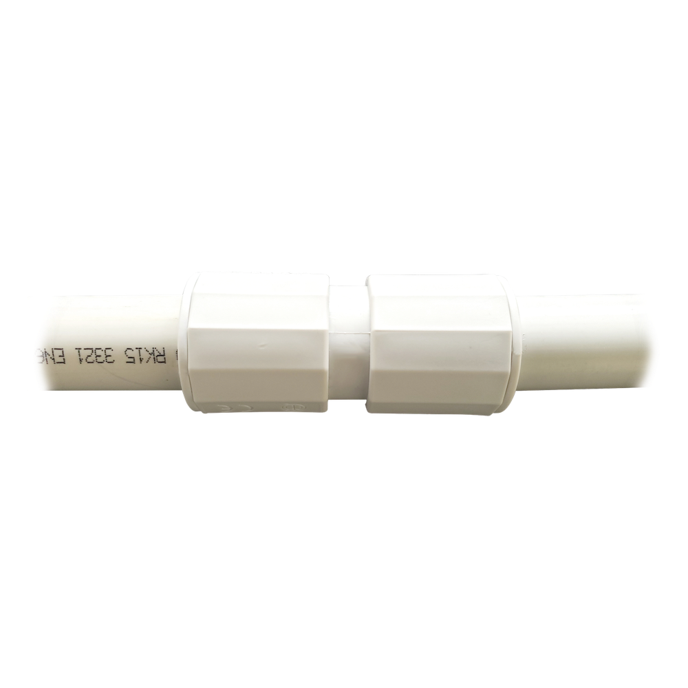 Manguito / Cople Morbidx IP67 libre de halógenos para unir tubería rígida de 40 mm (1 1/2") permite una instalación hermética no necesita pegamento - Imagen 2