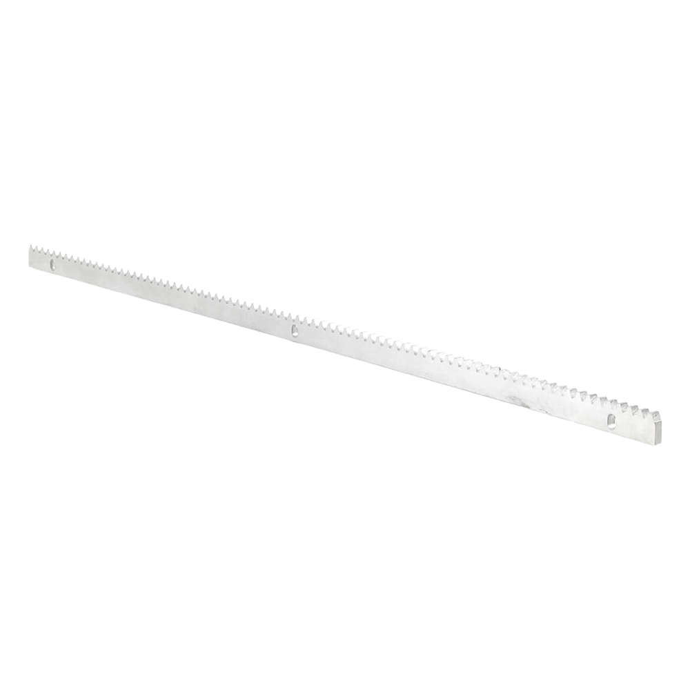 Cremallera de Acero Para Puertas Corredizas / Compatible Con Motores de Piñon Modulo 4 - Imagen 2