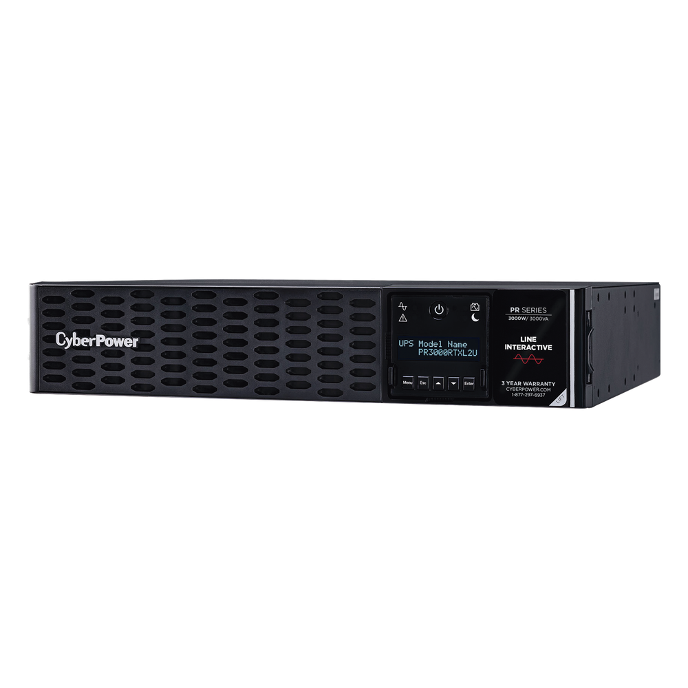 UPS de 3000 VA/3000 W, Topología Línea Interactiva, Entrada 120 Vca NEMA L5-30P, Onda Senoidal Pura, Torre o Rack de 2 UR, Con 8 Tomas 5-20R y 1 L5-30R - Imagen 3