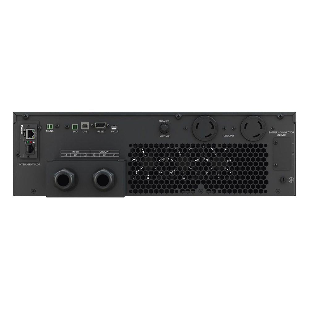 UPS SmartZone de 10000 VA/10000 W, Online Doble Conversión, Entrada 208/240 Vca Con Terminal L1+L2+G, Onda Senoidal Pura, 6 UR, Con 2 Tomas NEMA L6-30R y Terminal L1+L2+G, Incluye Tarjeta de Red y Kit de Rieles - Imagen 4