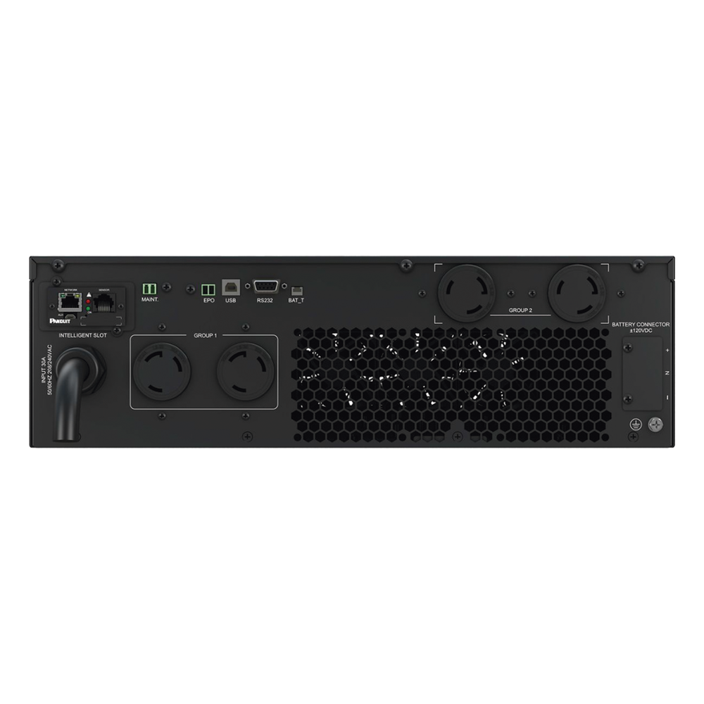 UPS SmartZone de 5000 VA/5000 W, Online Doble Conversión, Entrada 208/240 Vca NEMA L6-30P, Onda Senoidal Pura, 6 UR, Con 4 Tomas NEMA L6-30R, Incluye Tarjeta de Red y Kit de Rieles - Imagen 4