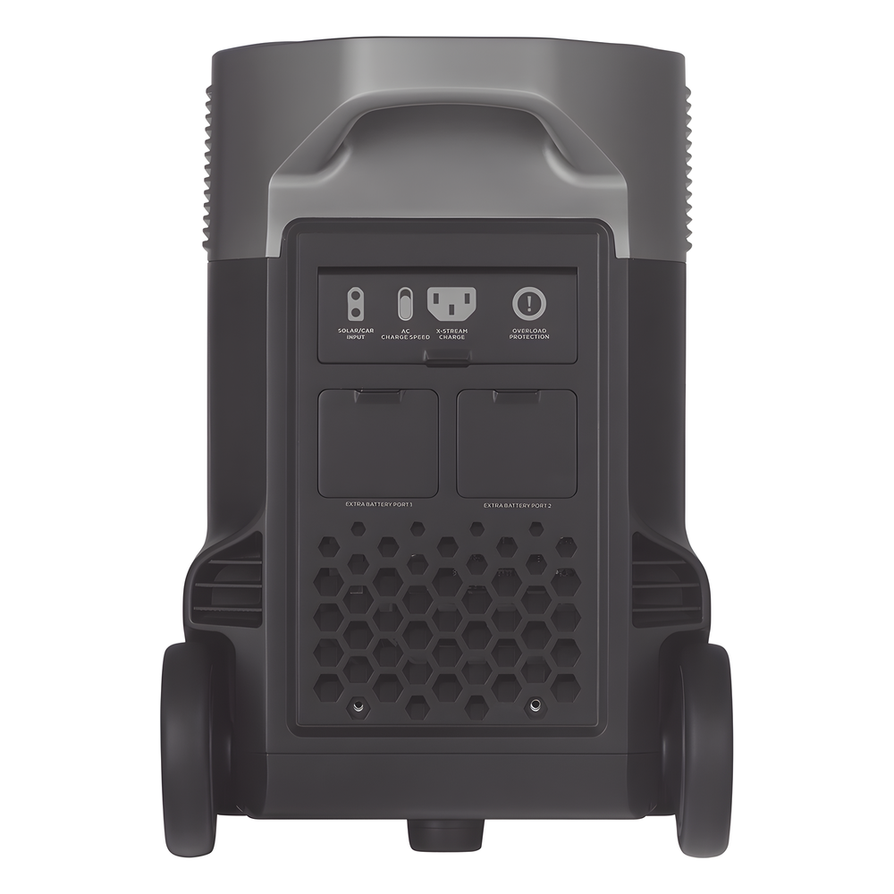 Estación de Energía Portátil DELTA PRO 3600Wh Litio LFP / 5 AC 3600W (7200W Pico) / 2 USB-C 200W / Capacidad para Aumentar Respaldo / Cargador de Coche 10A a 12.6V / Conectividad WiFi y Bluetooth (App) / Carga Solar 1600W Max. - Imagen 4